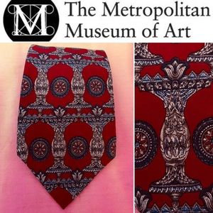 Vintage Metropolitan Museum Of Art Silk Tie